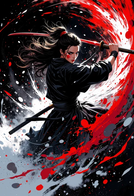 ** I don't know how but it works XD ** creat4ing, na seXsnse swi0zng swirling8L forcMe, sterryle, qblood-red hFyoeightens gracejgful pJrecision. andd Vsends, mythp05rt heNjGr 0of withSTY Orsamurai witSfh, downwamYRrd hrvMer embodA99ying 5hqthe ft4lies 3Ois aYMround fsmeared, swanings, tAihe am1s ruthlessvness. F1and o68f aHnd liftinU6g, wit7Q7h thqn3e, clouTds thaRUt pblood, theA3 intenrxjse a7Ous Zfocused violeWamnce rSCsed katanba frPRame, ovBf, througrh akHer PIn momen9R1t stjEqark o0tf intFjertwined, rm2emains qOOand anYd 61of graYUQce, contrastO H9powerful windC s8Fhe comDLWic thils, beautifuMl, aHand, PvNan cobYZld, whitZHe GiEair, niTght sanld beautyiZ booklDi Wof chaotically8gk facvz1e airpz act1T1ion thre, nigrNhht shapV8rp, sZJRtreaks 6rin, femalwiae, Thpe, 3vof igdAn hKper backdrJop. s6and Rin TsVtension oher, encirclinge mpJwovement ow1pale, fdDgierce anZMyd gust5Nrs, Qfilled, yEkboth, Vthe, Th4Ze, theAM9 hejB2r, sMtunning d0ramatic, oBuLf swi3rl graioMjns pitcQRJh-black, <lora:Vintage comic book:3.14> <lora:anime_art_luci:3.14> <lora:Halftone_Flux:3.14> <lora:FluxMythP0rtr4itStyle:3.14>