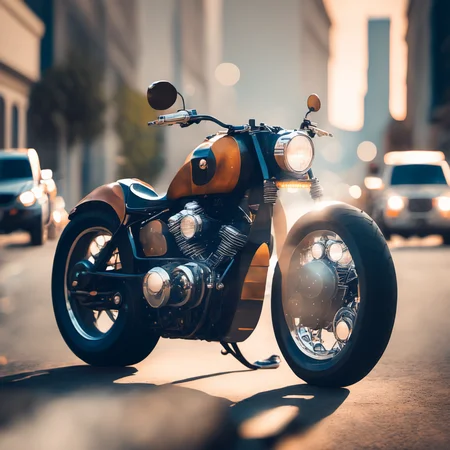 <lora:[XL]focus:1>, Giant motorcycle
