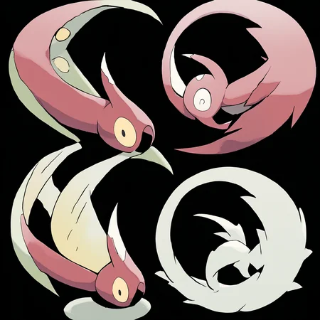 <lora:pokemon_pony_xl:1>, watercolor creature art like pokemon, Type: Poison, Type: Ghost, Egg Group: Flying, is a pokemon creature that The monster's feet end in sharp, Black talons capable of gripping onto any surface,The animal has a double set of gills, enabling it to thrive in both salt and fresh water environments,The Maroon lines that run along its body pulse with power, a map of the energy that flows through its veins,Its eyelashes are coated in a Green dust that it uses to mark territory and communicate with others of its kind,The monster's skin can morph into a Maroon texture blending seamlessly with its surroundings score_9, score_8_up, score_7_up, score_6_up, score_5_up, score_4_up. Simple black background, (Masterpiece:1.3) (best quality:1.2) (high quality:1.1)