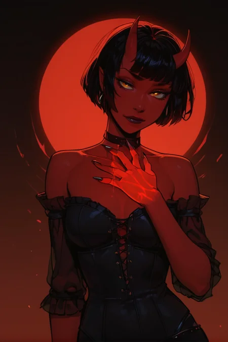 (score_9, score_8_up, score_7_up). ( line work, excellent drawing, highest quality, extremely detailed:1.2). a girl watching her arm be possessed by a demon. 1girl, gradient skin, clawed hand, spreading corruption, black smoke coming off hand. cracking magma, g0thicPXL, romantic, source_cartoon, dark background, medium distance, cowboy_shot, depth of field, <lora:add-detail-xl:1.35> <lora:princess_xl_v2:0.55> <lora:Expressive_H:0.6> <lora:g0th1cPXL:0.4> <lora:incase-ilff-v3-4:0.8> <lora:mrpotatoparty-guy-PONYv1-3:0.3> <lora:Chipmunking_V.2:0.15>