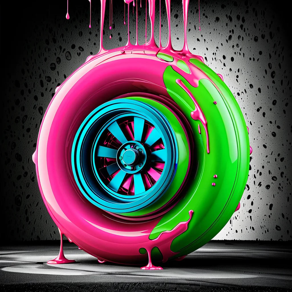 hotTurb0,Turb0,color splash, Green,Blue,pink, nuclear