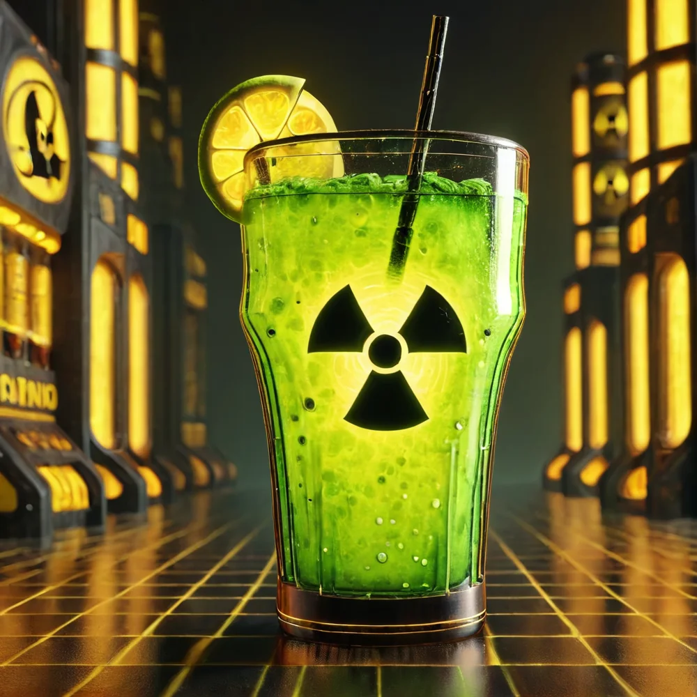<lora:nuclearhazard_Xl:0.8>,nuclearhazard,
drink,glass