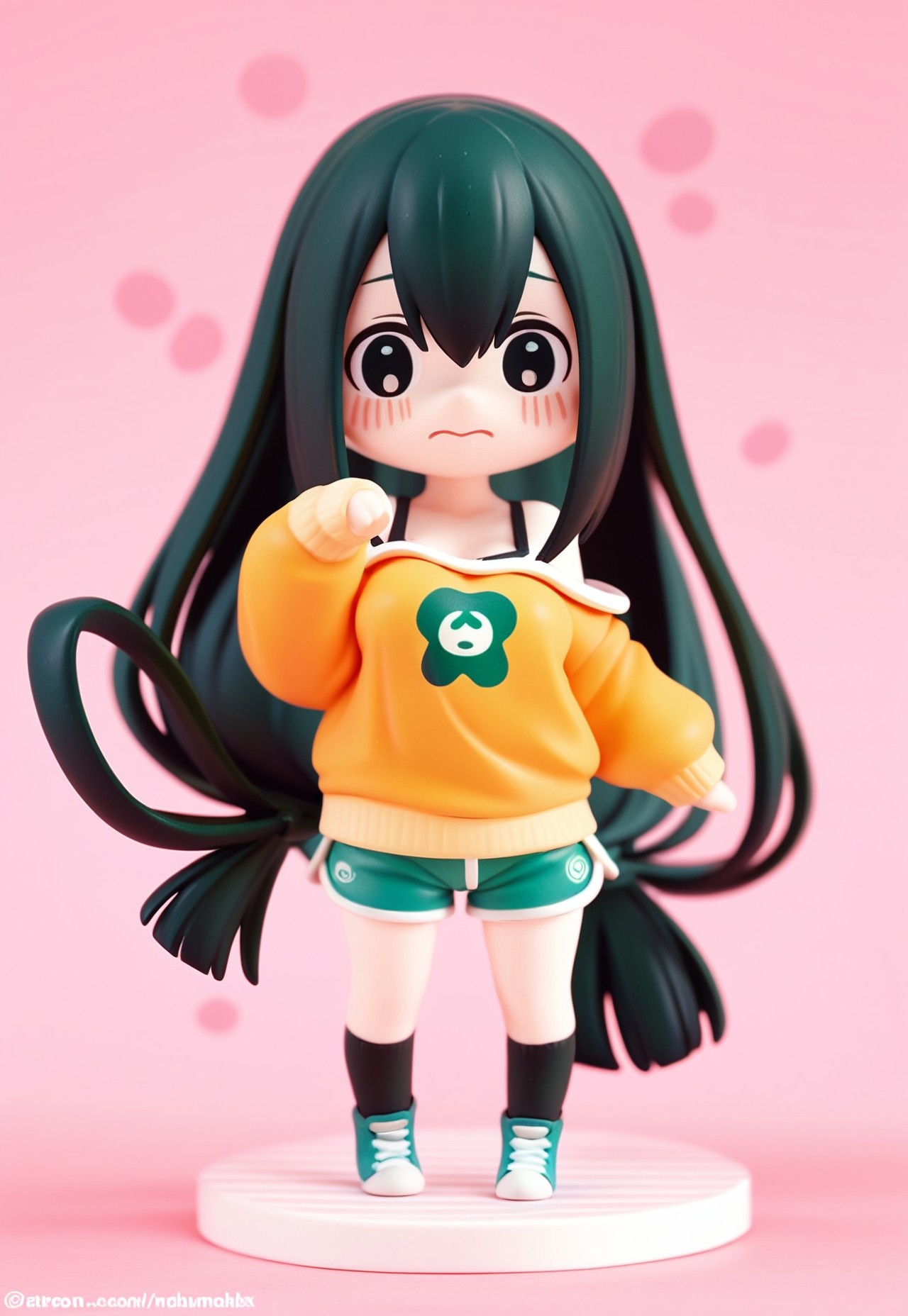 safe_pos, ZPDXL3, score_9, score_8_up, score_7_up, score_6_up, score_5_up, score_4_up, 
1girl, medium breasts, solo, 

dolphin shorts, camisole, bedroom, pigeon toed, 
blush, shy, 

mhatsuyu, acvillager, (chibi:1.2), figure, figurine, 