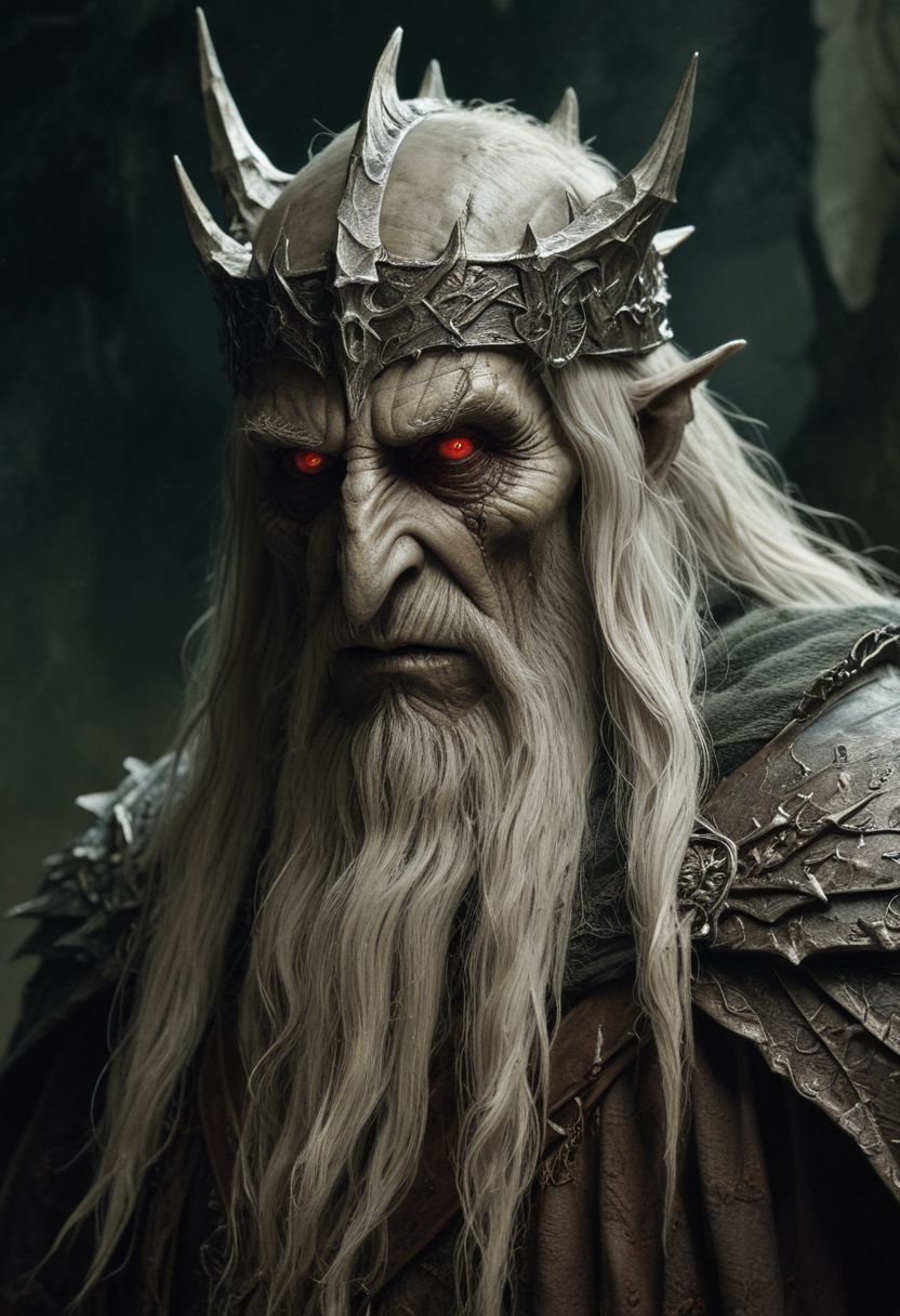 Close Up shot of the Witch King from The Lord of the Rings, Low saturation color photography, vintage, grunge, top light, masterful painting in the style of Anders Zorn | Marco Mazzoni | Yuri Ivanovich, Todd McFarlane, Aleksi Briclot, oil on canvas