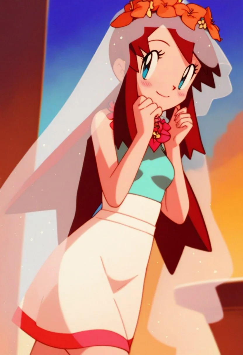 score_9, score_8_up, score_8, medium breasts, (curvy), cute, eyelashes, BREAK, , zzMelody, dress, bridal veil, sleeveless, <lora:Melody_Pokemon_PDXL:1.0>, , BREAK, closed mouth, smile, looking at viewer, blush, zzLFashion, cowboy shot, zPDXL, Expressiveh,
tropical beach