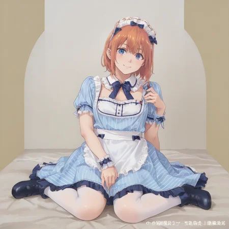 score_9, score_8_up, score_7_up, best quality, masterpiece, source_anime,zPDXL zPDXL_xxx BREAK,
1girl, solo, cafemaidalter, white thighhigh, kris_\(deltarune\)
indoor, smile, happy <lora:cafe_terrace_maid:1> <lora:MeMaXL_V3:0.8> in restaurant, sitting crossed-legged, relaxed, <lora:add-detail-xl:1> <lora:detail_eyes:0.5>