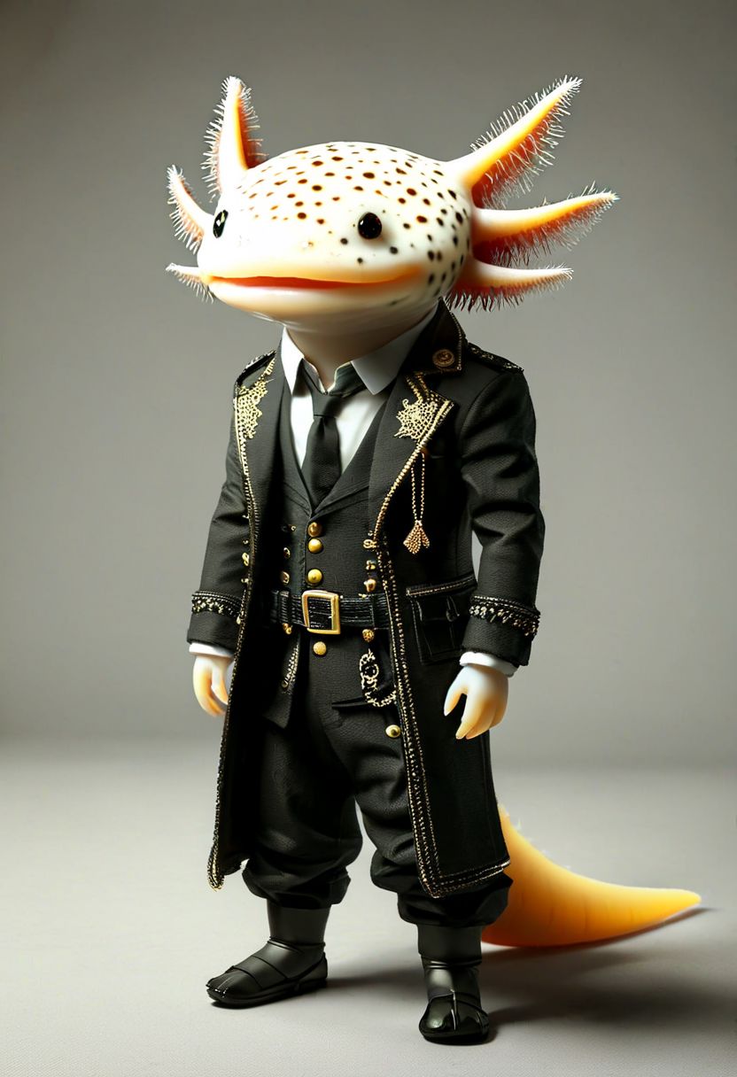 4xolotl, Axolotl (wearing outfit)