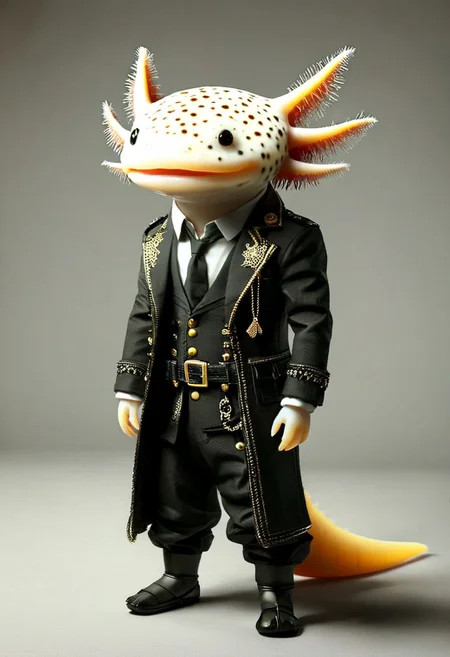 4xolotl, Axolotl (wearing outfit)