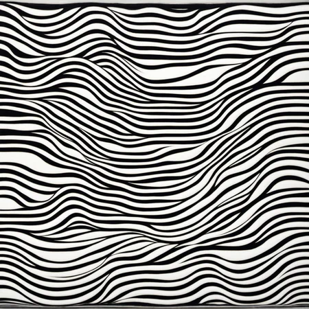stripes Le Parc  a cross with a black and white design abstraccion geometrica, stripes, lineas, patterns, black and white <lora:LeParc_AI_LoRA_XL_v2.0:1>