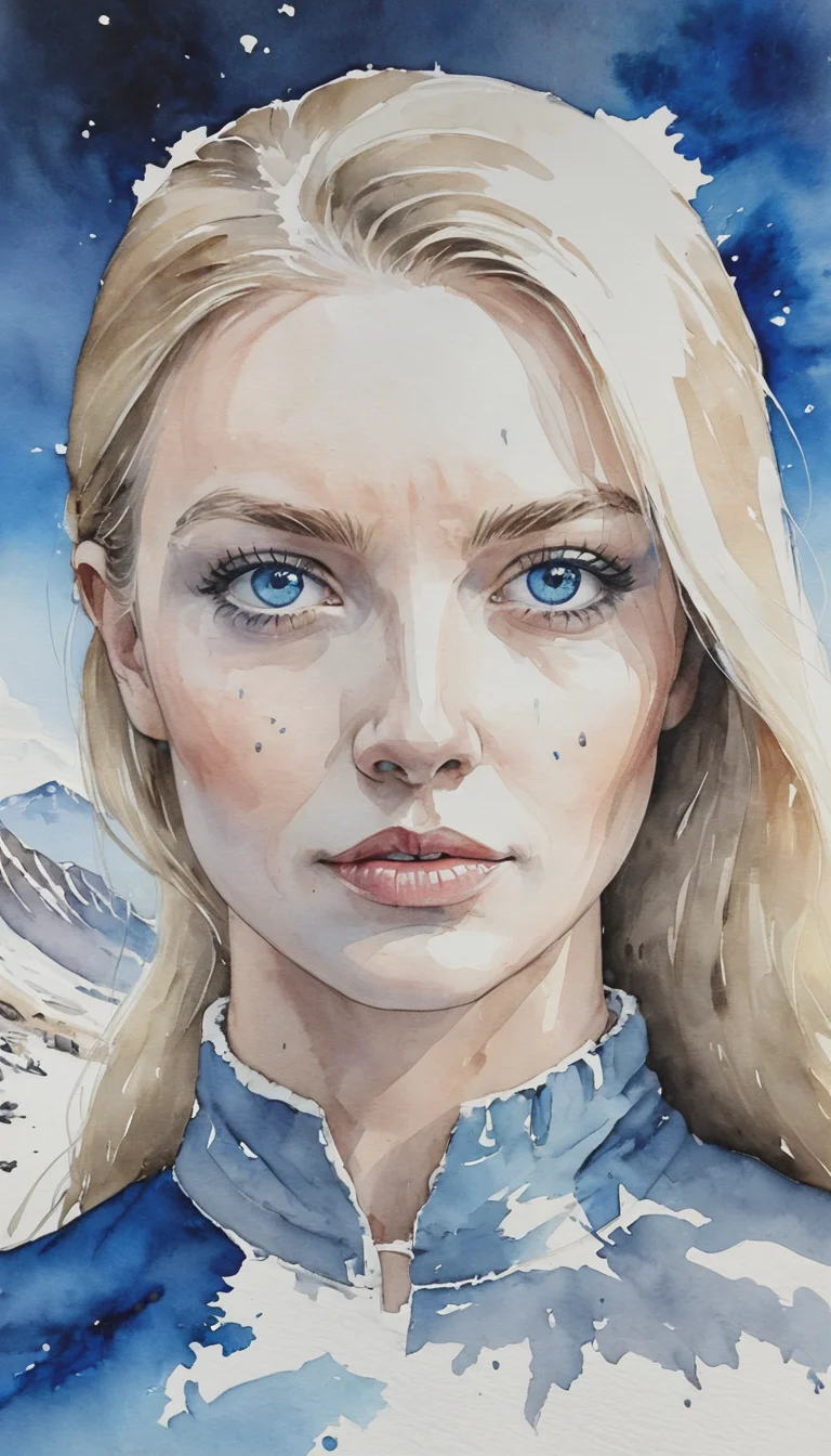 Positiv Clip L
ink watercolor mix, closeup of a woman with blue eyes, mountains
Positive Clip G
ink watercolor mix, closeup of a woman with blonde hair and expressive blue eyes snow-capped mountains in the background
---------