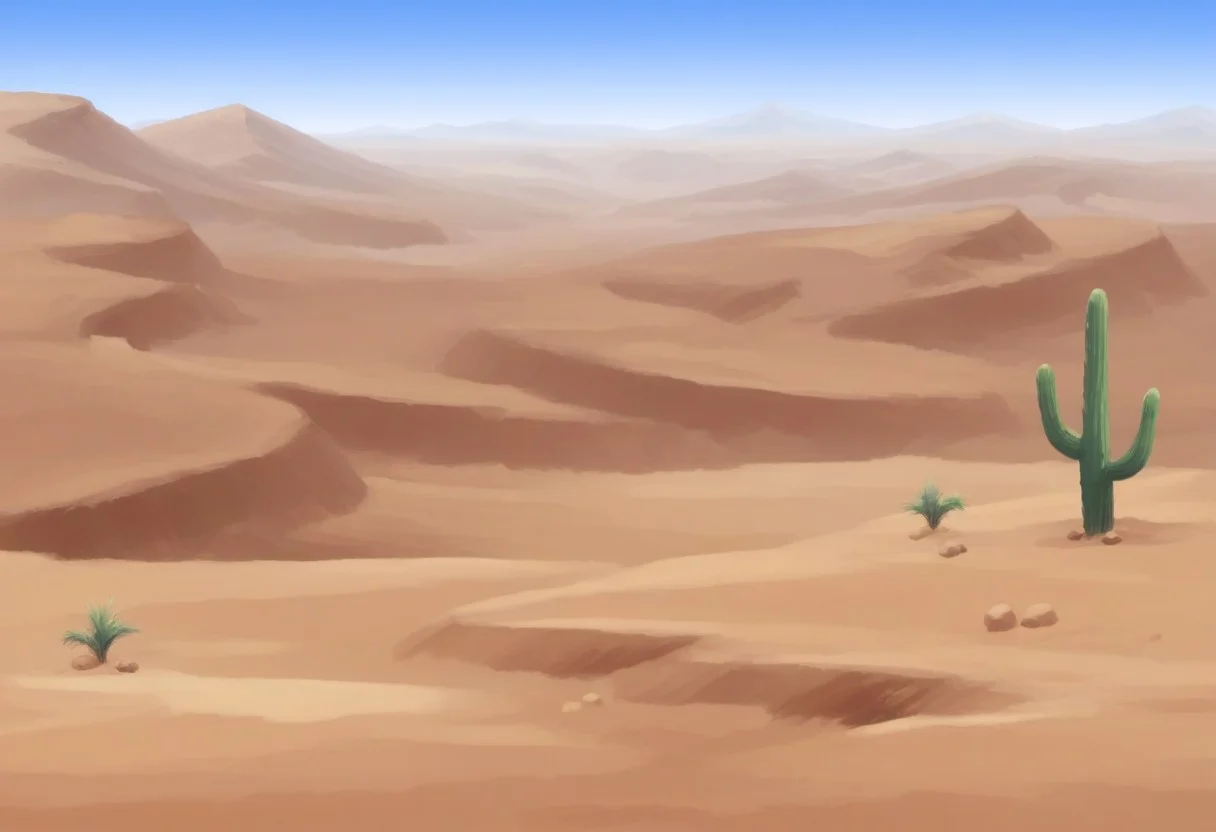 landscape, no humans, outdoors, desert, hills, masterpiece, best quality