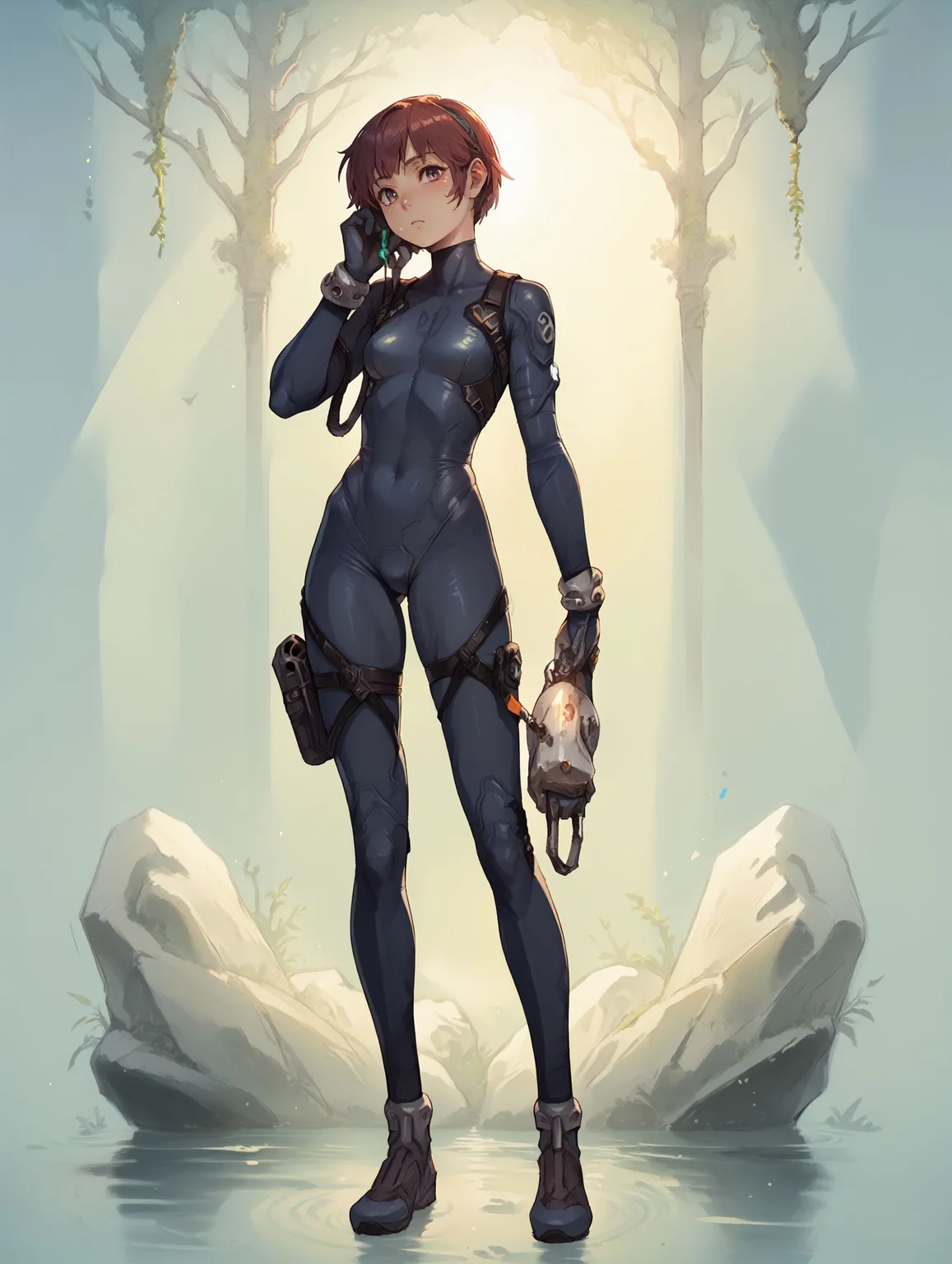 score_9,score_8_up,score_7_up,score_6_up,score_5_up,score_4_up,source_anime,1girl,full body,bodysuit,<lora:poju33PonyXL_100e_8x1:1>,
