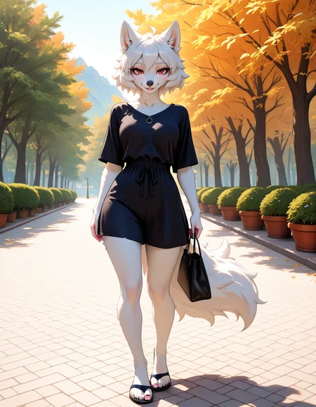 masterpiece, best quality, very aesthetic, absurdres,
outdoors, casual,
full body, standing, posing,
seductive smile, parted lips, long eyelashes,
<lora:Red_v01_NAIXL:1>
R3d,1girl,solo,furry,furry female,wolf girl,white hair,short hair,wolf ears,red eyes,snout,animal nose, body fur,white fur,wold tail,