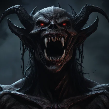 Horror-themed, <lora:Demon Girl:0.6>
a demon with spider legs and demon teeth, Eerie, unsettling, dark, spooky, suspenseful, grim, highly detailed