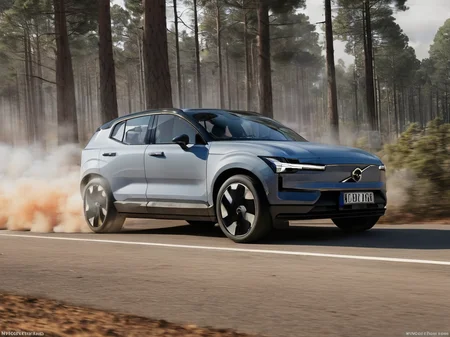 suv car,<lora:Volvo EX30-exterior:1>,
volvo EX30,game cg,drifting cars,motion blur,depth of field,detailed details,car drift,burning,smoke,pine_tree,, masterpiece, best quality,