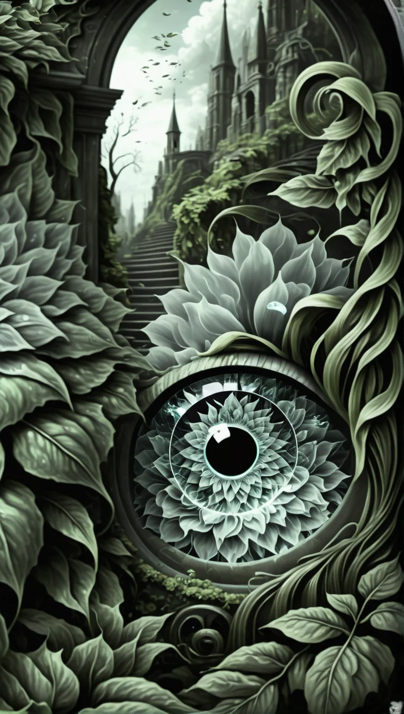 illusionix flowers eye<lora:illusionix:1>