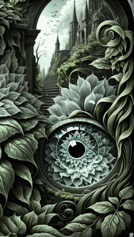 illusionix flowers eye<lora:illusionix:1>