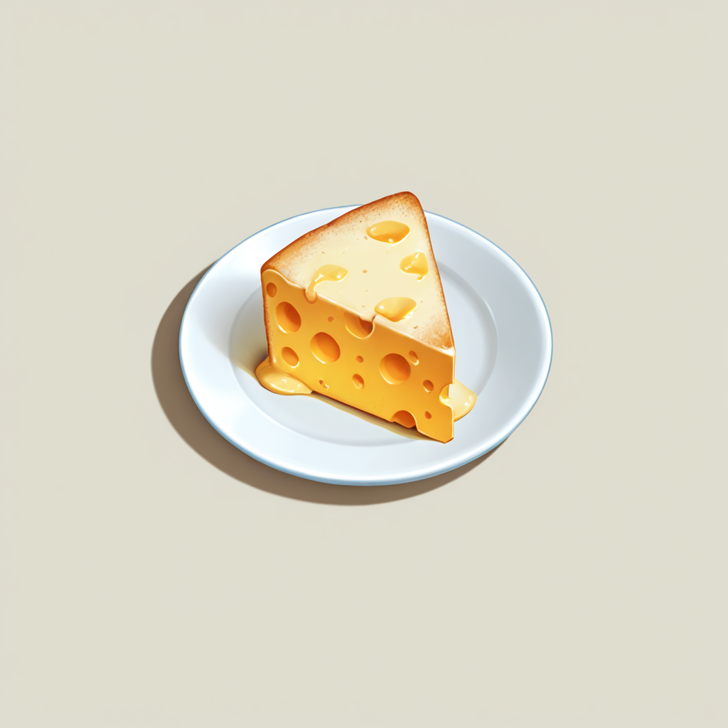 no humans, semrealic, cast shadow, soap, plate with cheese, solo, simple background <lora:semi_real_icon:0.7>