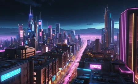 <lora:cwhyberponk1:1>,cwhyberponk1,r0k@p@nk,cwhyberponk0,cwhyberponk,str33tv13w,, scenery, city, cityscape, science fiction, city lights, street, neon lights, realistic, cyberpunk, dark,, Metallic: Gold, silver, bronze, copper