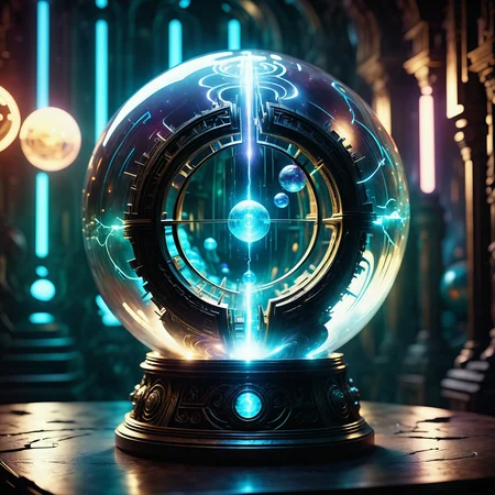 Jed-Gball,Jed-Glassball, <lora:Jed-Glassball:0.7>, volumetric lighting, Signature, Voidpunk, positive emotional, dynamic cinematic color, confident, enhanced quality, aesthetic, magnificent, fine polished, cool colors