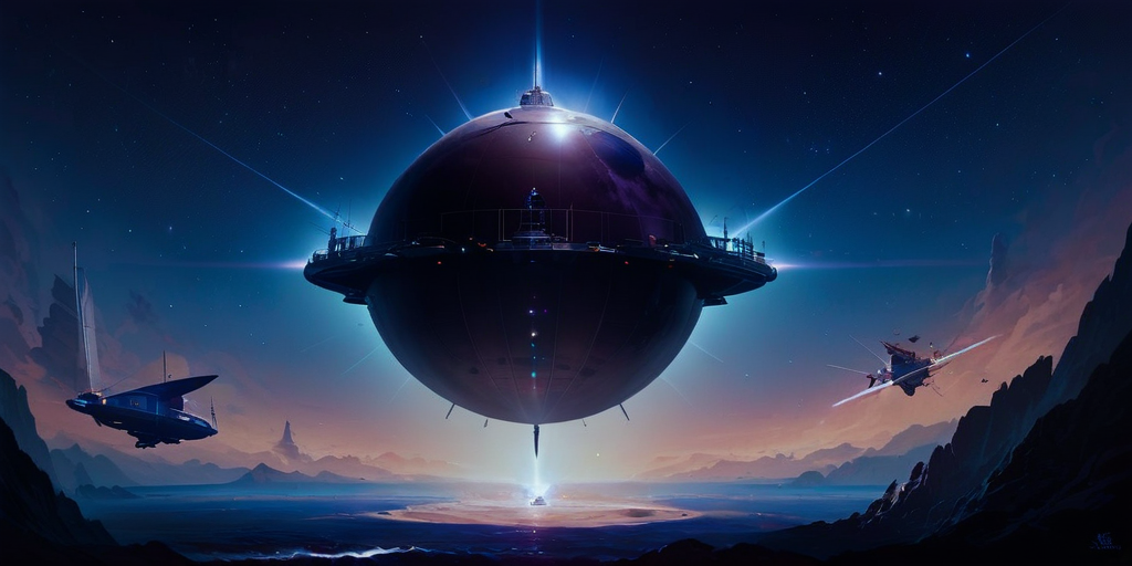 (score_9, score_8_up, score_7_up, masterpiece, , best quality, high quality, highres, cinematic shot, thick lineart, sharp edges, cel shading, linear hatching raypunk),
BREAK
captial ship, spacecraft, space, cosmos, dark void, stars, dyson sphere, vortex, 
<lora:add-detail-xl:0.8> <lora:Perfect Hands:0.8>  <lora:RayPunK:0.75>  <lora:Concept Art Twilight Style SDXL_LoRA_Pony Diffusion V6 XL:0.8> <lora:sinfully_stylish_SDKL:0.8>  <lora:zavy-cntrst-sdxl:0.6>