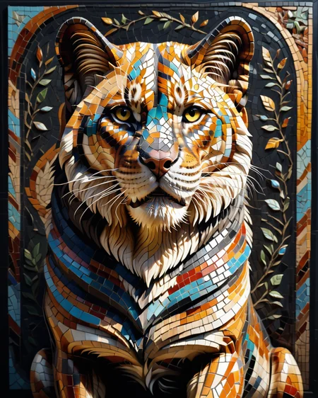 score_9, score_8_up, score_7_up, intricate details, rating_safe,
<lora:MosaicStyle:1>,
1boy(Mosaic, made from colored stone pieces,
feral furry, sabretooth cat,
full body, looking at the viewer, solo, smiling), black background,
<lora:ral-chrosc-clr:0.3>, ral-chrosc-clr,
<lora:xl_more_art-full_v1:0.3>,
<lora:add-detail-xl:0.3>