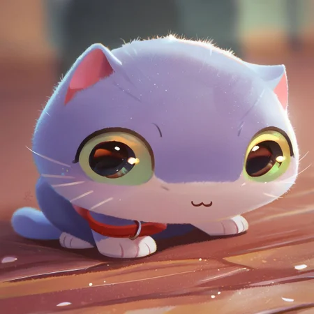score_9, score_8_up, score_7_up, pikaole no humans animal focus, (cat:1.05), fur, collar, full body solo blurry background, cute rating_safe source_furry, <lora:Pikaole_pXL_E2:1>