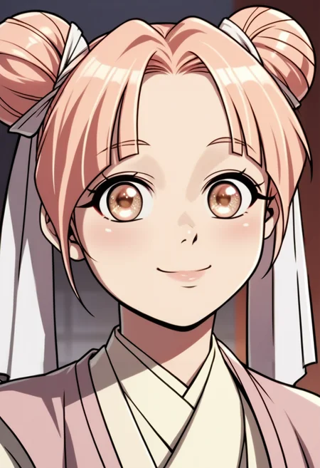score_9, score_8_up, score_7_up, source_anime,anime screencap, anime coloring,intricate details,rating_explicit, masterpiece, best quality,
(best quality, absurd res, ultra detailed),1girl, ((solo)), good eyes,perfect eyes,,detailed eyes, ,detailed, detailed face, <lora:add-detail-xl:3>,
BREAK
<lora:Chae_Yeo-Min:0.8>, yeomin, brown eyes, pink hair, double bun, hair ribbon,
chinese clothes , smile, upper body, looking at viewer,
