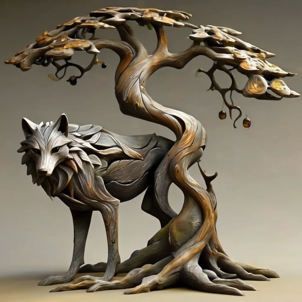 ethereon wolf, tree, very detailed<lora:ethereon:1>