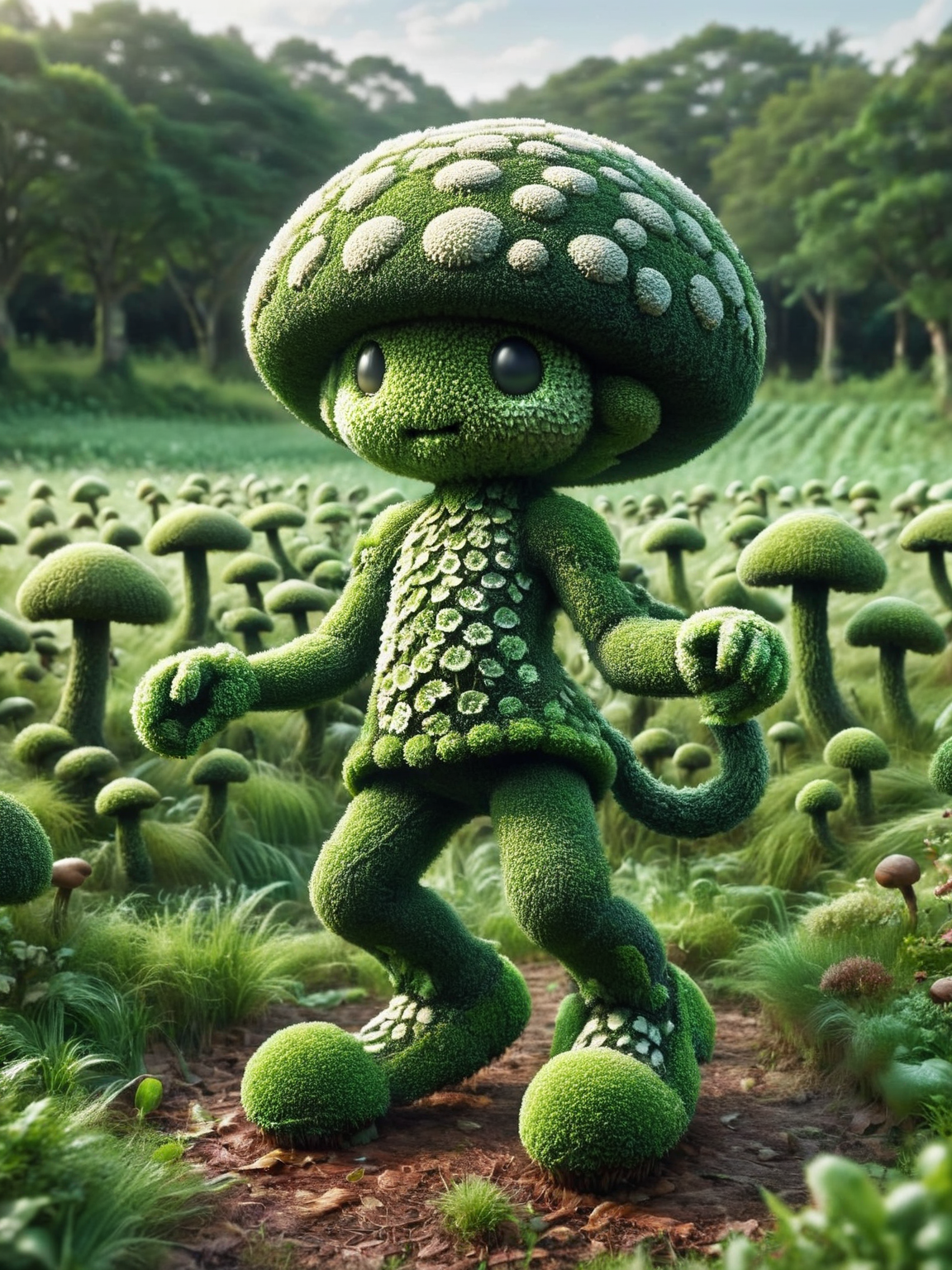 ais-hdgrw playful sprite, dancing through a field of miniature ais-hdgrw mushrooms <lora:ais-hdgrw-sdxl:1>