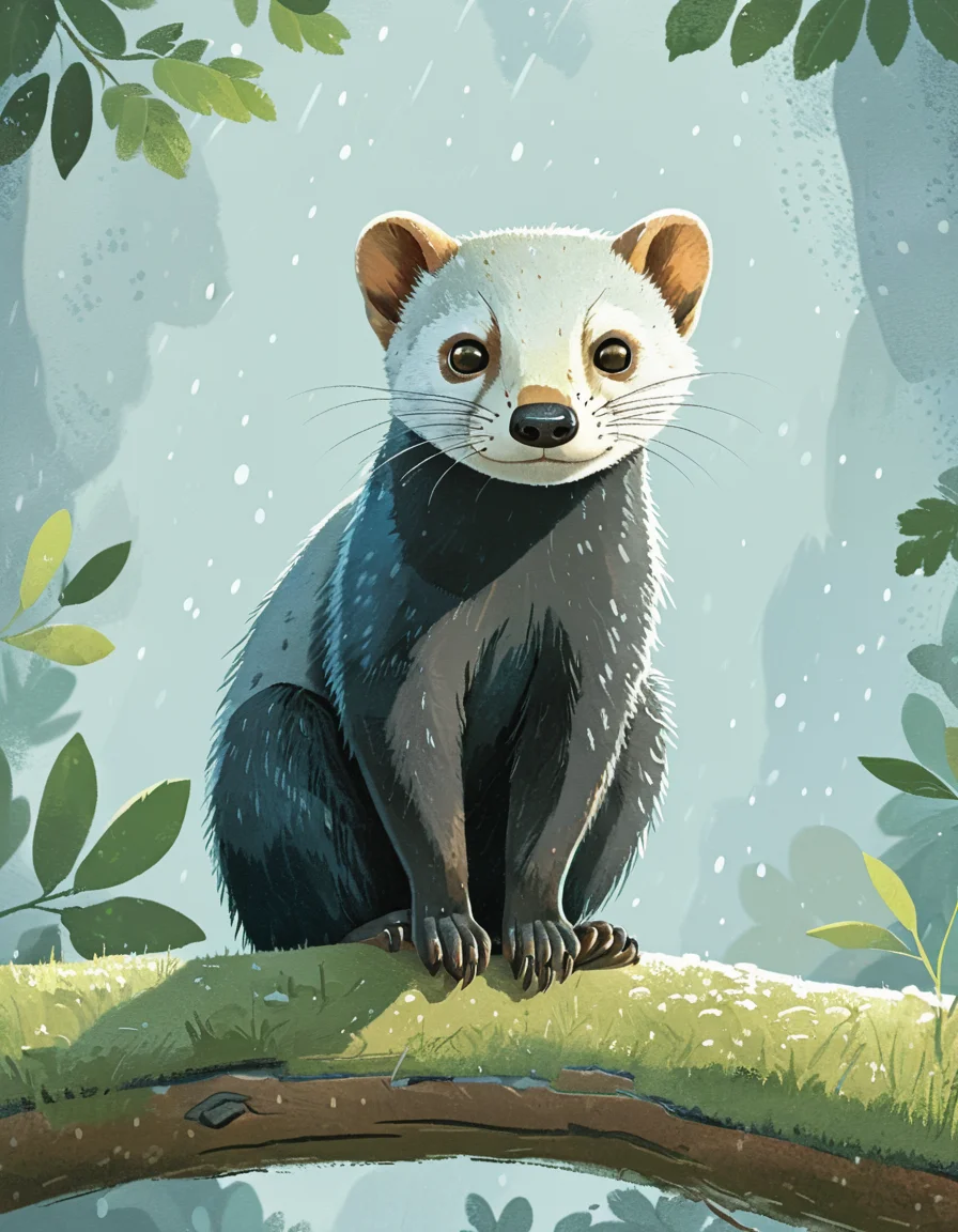 japanese marten <lora:novuschroma23 style:1.2> novuschroma23 style