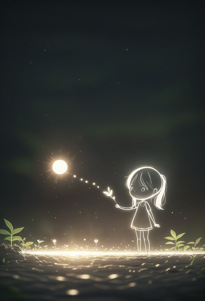 masterpiece, best quality, LIGHT ART PICTURE BOOK, white color