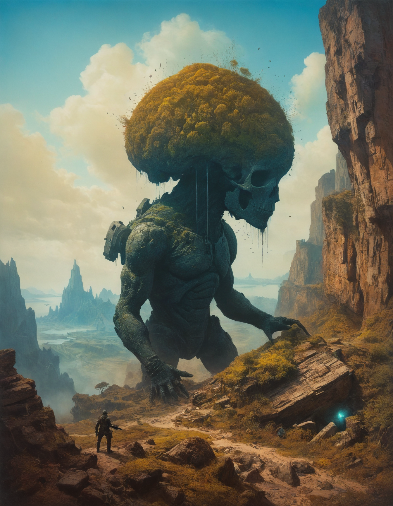 by Zdzislaw Beksinski and by  Marc Simonetti, (terragenous , Faded Polaroid Photo but extremely beautiful:1.4), (intricate details, masterpiece, best quality:1.4) ,
Fortnite Art Style, 3D cartoon, colorful, Fortnite Art Style, , looking at viewer, dynamic pose
<lora:add-detail-xl:1> <lora:xl_more_art-full_v1:0.5>  <lora:NicolaSamori:0.5> in the style of nicola samori <lora:looking_at_viewer:2>