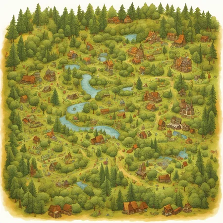 childrens_book_illustration map of forest town
<lora:Childrens_book_illustration-000001:1>