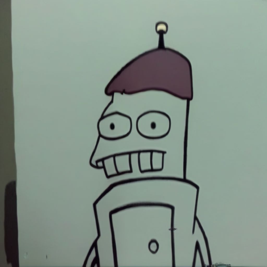 Scruffy Scruffington Walk on Creepy Hospital with Blood, Maroon Cap, Gray Mustache, FuturamaStyle, doodle, doodleredm, blood, dripping, dripping blood