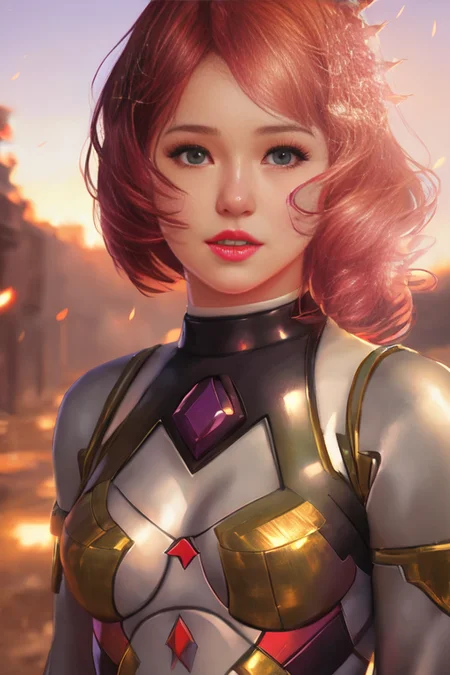 half body potrait of alisabcnv, realistic shaded, fine details. Night setting. Very anime style. Realistic shaded lighting poster by Ilya Kuvshinov katsuhiro, magali villeneuve, artgerm, Jeremy Lipkin and Michael Garmash, Rob Rey and Kentar Miura style, trending on art station