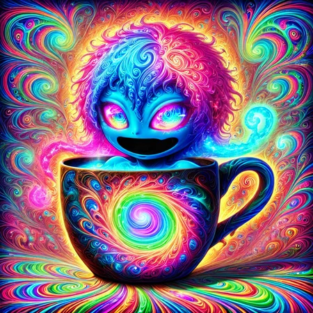 masterpiece,
psychedelicdream,colorful,mug,glow,morph
, <lora:PsychedelicDream-xl-10:0.8>