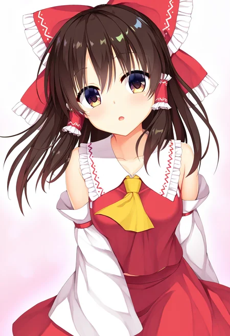 yuzu cg,
1girl,hakurei reimu,vocaloid,
masterpiece,best quality,highres,absurdres,vocaloid,
<lora:yuzusoft2_NoobVpred06:1>,