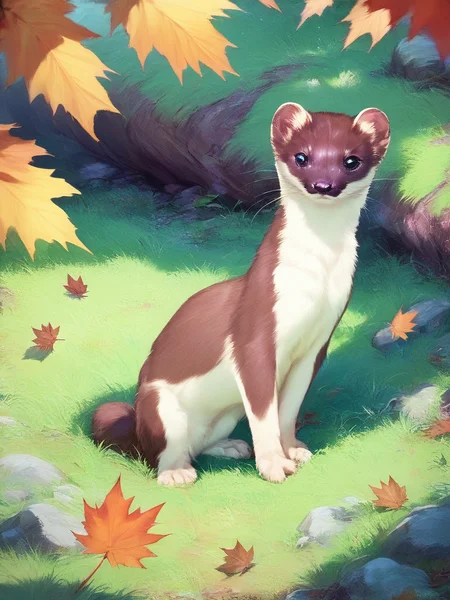 score_9, score_8_up, score_7_up, <lora:usik-shmusik-durmish:1.0>, usikshmusik, animal, realistic, brown fur, forest, grass, autumn, focus on animal,