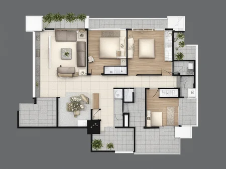 <lora:JJsFloorPlan_XL:1.>, ((best quality)),((masterpiece)),  (((Floor plan))), chair , wall ,rug , lamp, flower, vase , chair ,ceiling , plant, window ,curtain ,television ,couch, , white background,   ((water color)),
high contrast,enough detail, high resolution, super realistic, Photorealistic, highly detailed, high quality,