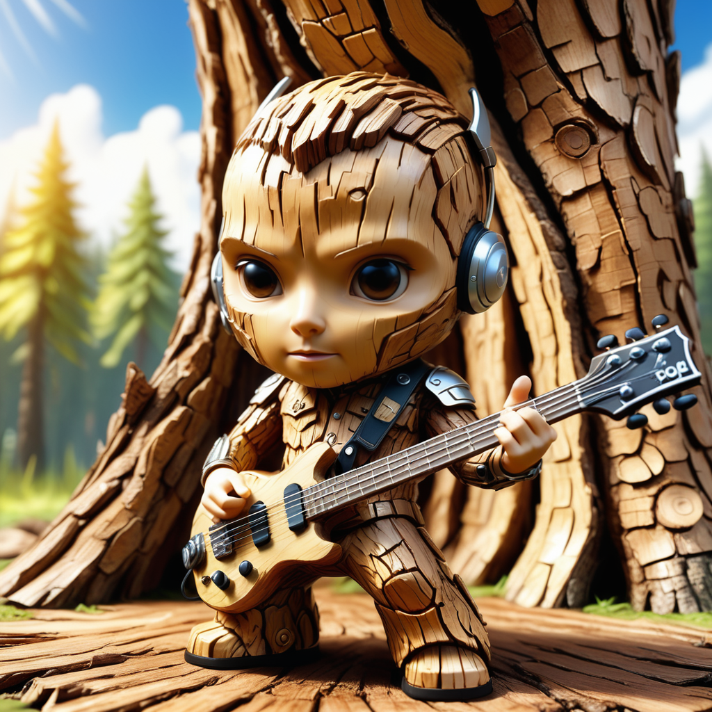 Jed-brk, masterpiece, UHD, full of details, sharp and in focus, Chibi Volbeat, Detailed illustration, Mono Color, most beautiful artwork in the world, <lora:BorkStyle:1>, dynamic background, enhanced quality, ambient illumination, dynamic, sunny