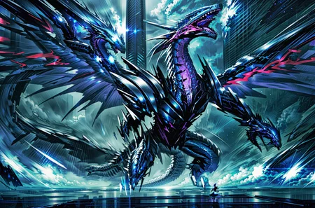 one dragon girl,roaring in the new york city,destroyed,broken,starry sky,woth fire,official art,unity 8k wallpaper,ultra_detailed,beatiful and aesthetic,beautiful,masterpiece,best quality,8k,insane detail,hyper detailed,hyper quality,high detailed,ultra detailed,,,,,<lora:add_detail:1>,<lora:Dragon:1>,<lora:SyFyEye1_XL_v1.0:1>,<lora:pytorch_lora_weights:1>