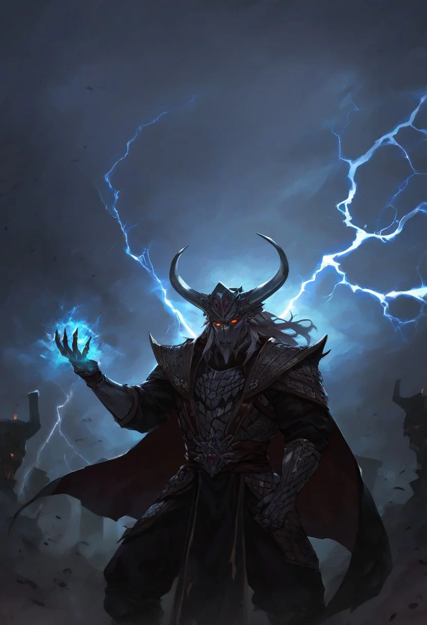score_9, score_8_up, score_7_up, score_6_up,verybadimagenegative_v1.3,
Depict the rise of the Antichrist as a dark, ominous figure standing at the center of a chaotic, apocalyptic world. The figure should have an imposing, charismatic presence, dressed in elegant, regal attire with a dark aura surrounding them. The background features a crumbling city skyline, with people kneeling in worship, while others are running in fear. In the sky, there are storm clouds, lightning, and distant signs of cosmic turmoil. At the base of the figure, there are symbols of false miracles—like glowing hands—and the shadow of a great beast, symbolizing deception. The overall mood should be dark, foreboding, and filled with tension, capturing the rise of evil before the final battle.