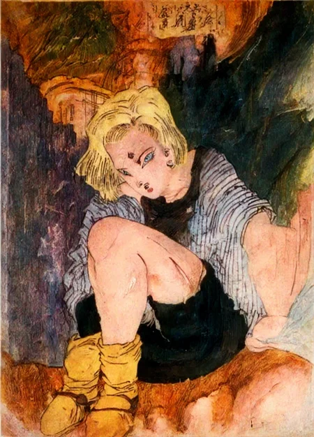 <lora:keisai-eisen_pony_v1:1> ' android 18, blonde hair, official style,pantyhose ' by eisen keisai in, bijinga \(genre\), ukiyo-e \(style\),  genre painting \(genre\) 
animal painting \(genre\)       
<lora:c18_pony:1>, score_9, score_6_up, score_7_up