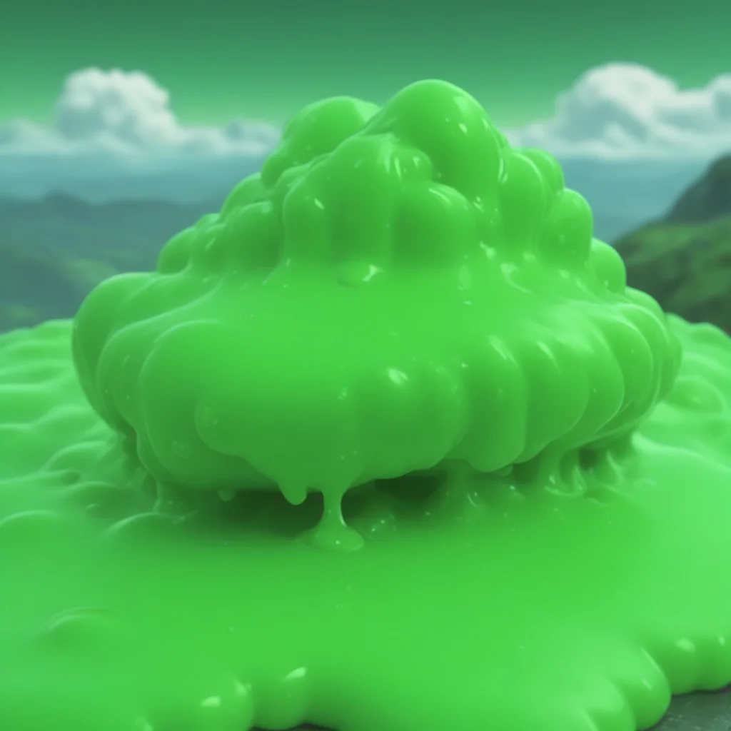 rock, greenslime, solo, fruit, outdoors, food, scenery, cloud