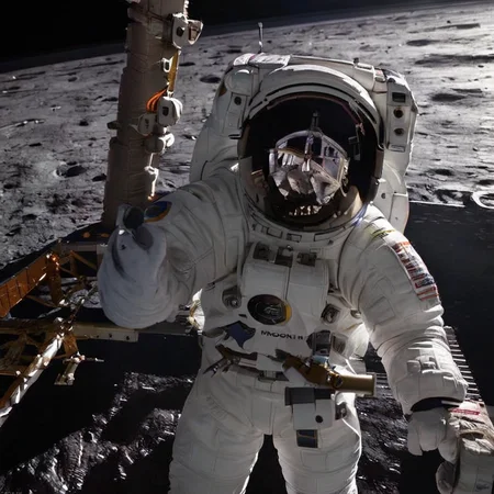 moon, realistic, neon,spacesuit, space, spacecraft, planet, space helmet, simple background, realistic, black background, no humans, solo  <lora:space:0.8>