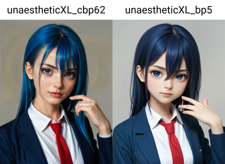 1girl, , blue eyes, blue hair, blue jacket, closed mouth, collared shirt, grey background, hair between eyes, hand up, jacket, looking at viewer, necktie, portrait, red necktie, shirt, simple background, solo, white background, white shirt