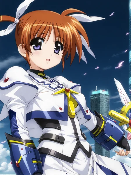 detailed background, shiny skin, posing,
<lora:nanoha.pony:1.0>,
nanoha,
large breasts,
