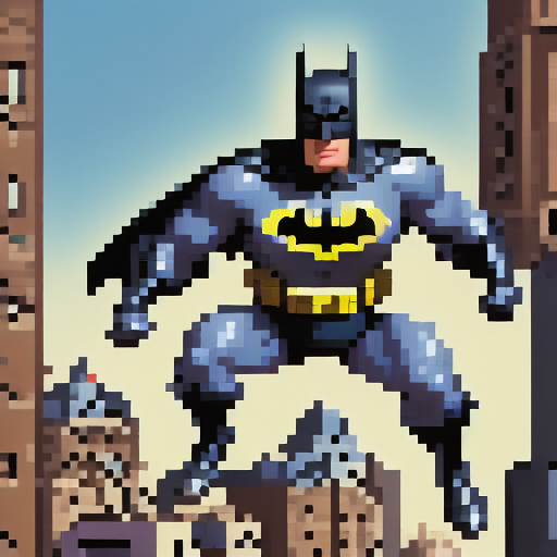 Pixel Heroes, Batman, gg_pixels