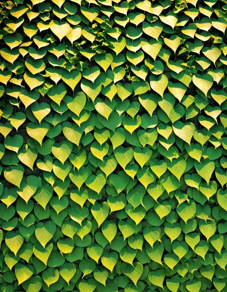 texturelora, wall of leaves